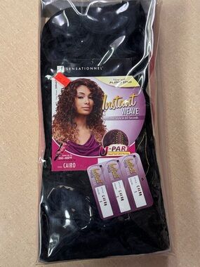 Sensationnel Instant Weave U-Part Wig - Cairo - Black